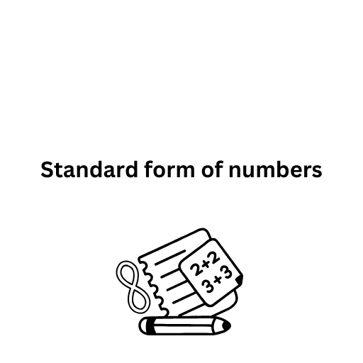 Standard form of numbers 